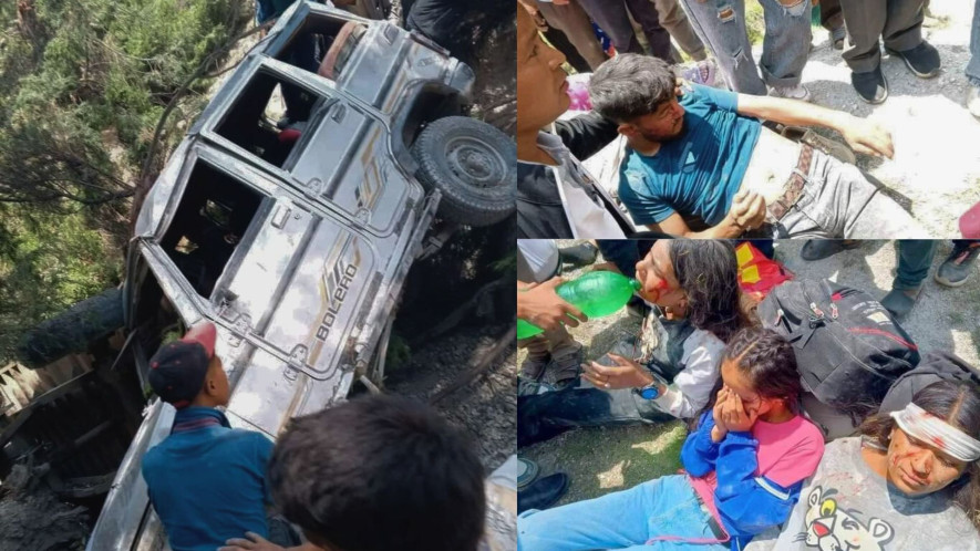 रारा  जिप दुर्घटना, विद्यार्थी र शिक्षकसहित १२ घाइते